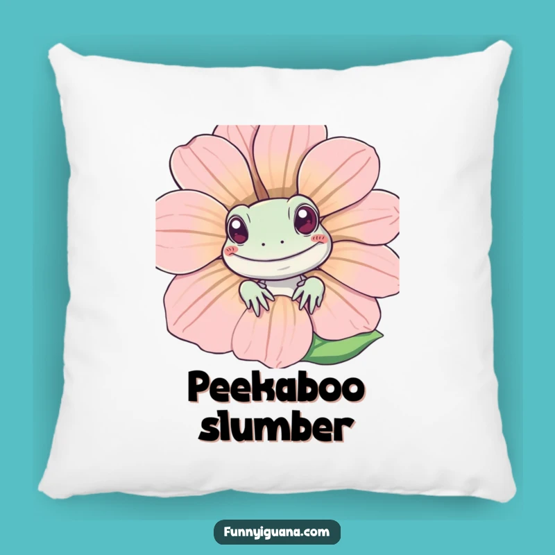 Funny Kawaii Iguana Pillow: Soft Decorative Cushion, Perfect Funny Gift!