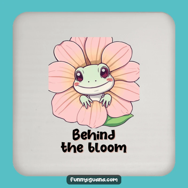 Funny Kawaii Iguana Coaster Set: Cute Table Protection, Perfect Funny Gift!